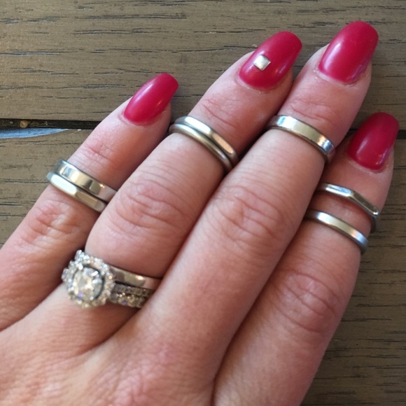 Set of Midi Rings - Picture 2 of 8